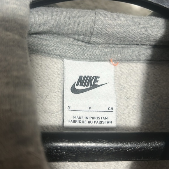 Nike Gray Hoodie with Orange Accents - Picture 7 of 7